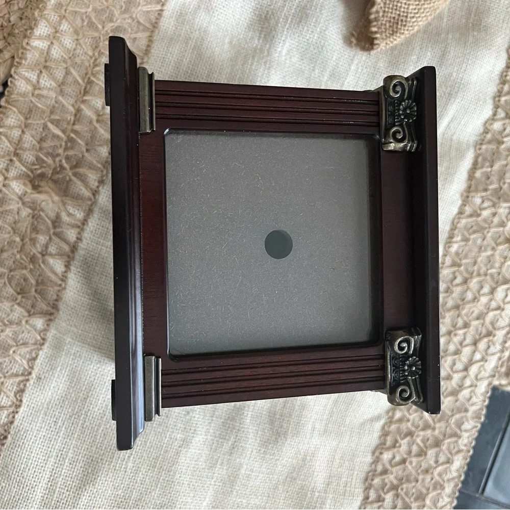 The Bombay Company Picture Frame Cube Storage Keepsake Box 2002